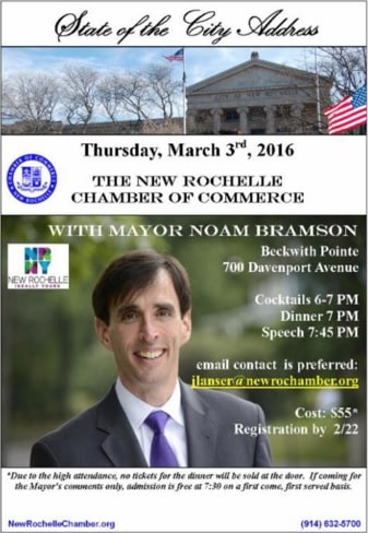 The New Rochelle Chamber of Commerce With Mayor Noam Bramson