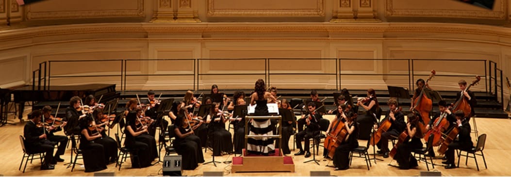 New Rochelle High School String Orchestra performs at New Rochelle Public Library