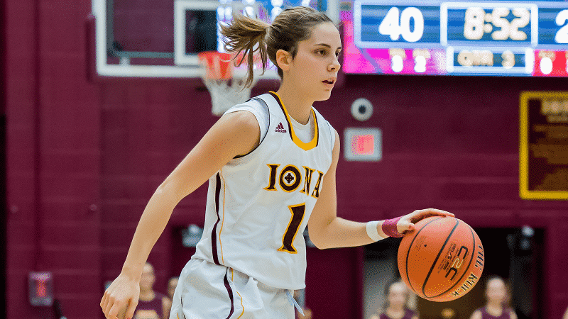 Adams & Lizarazu Carry Iona WBB Over Monmouth