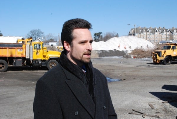New Rochelle DPW Commissioner Alex Tergis at City DPW Yard (file photo)