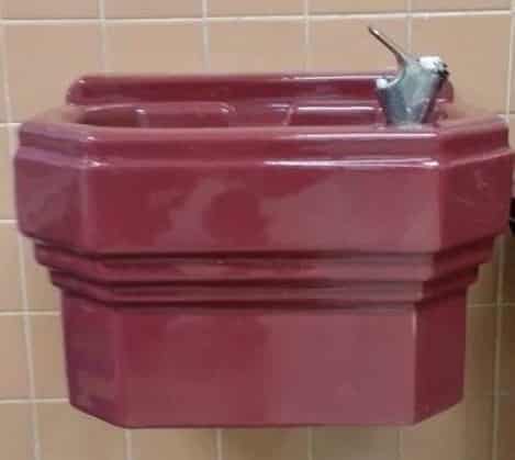 Water fountain at Davis School