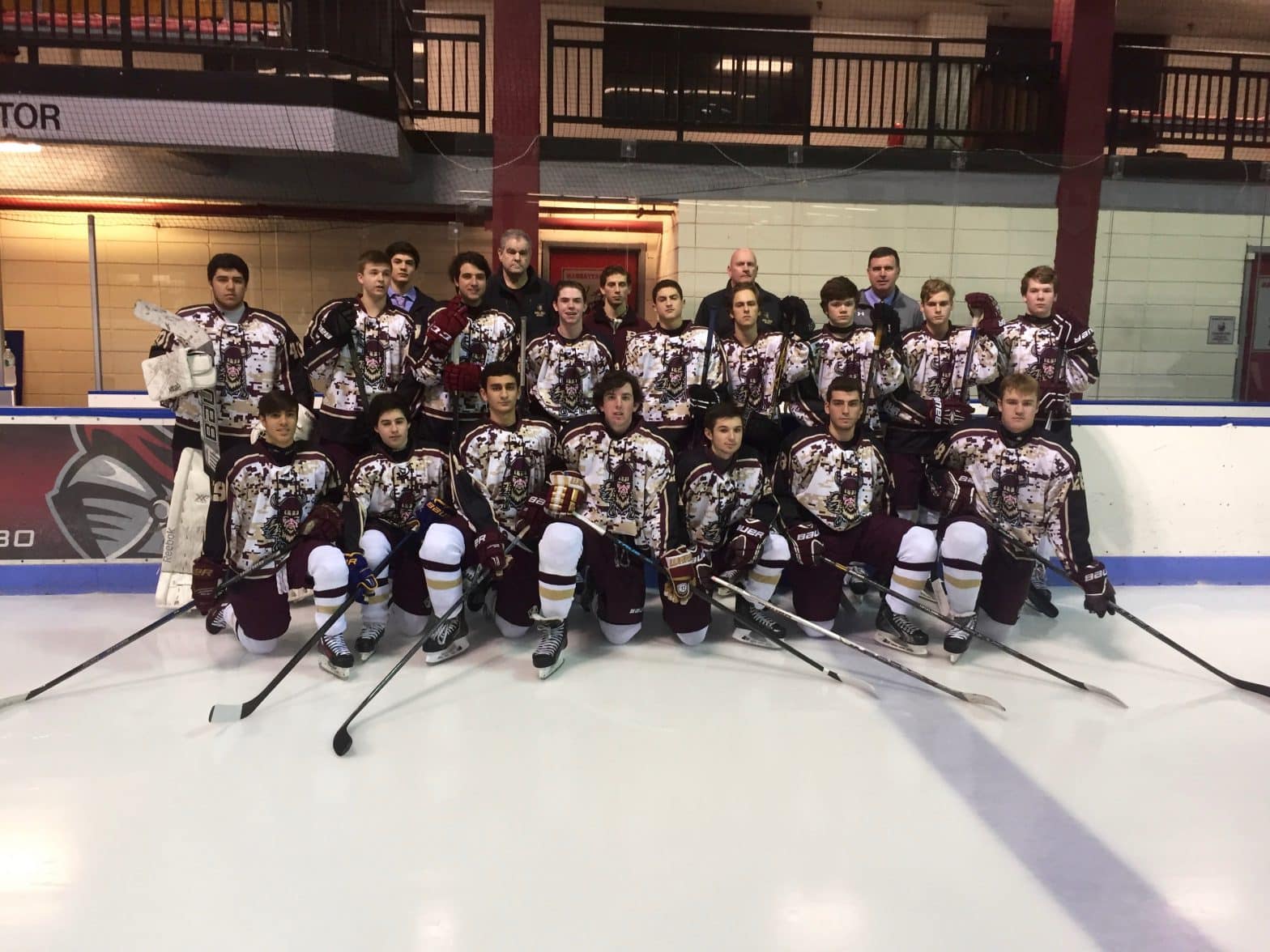Iona Prep Hockey Teams Excel at ‘Defending the Blue Line’ for Charity