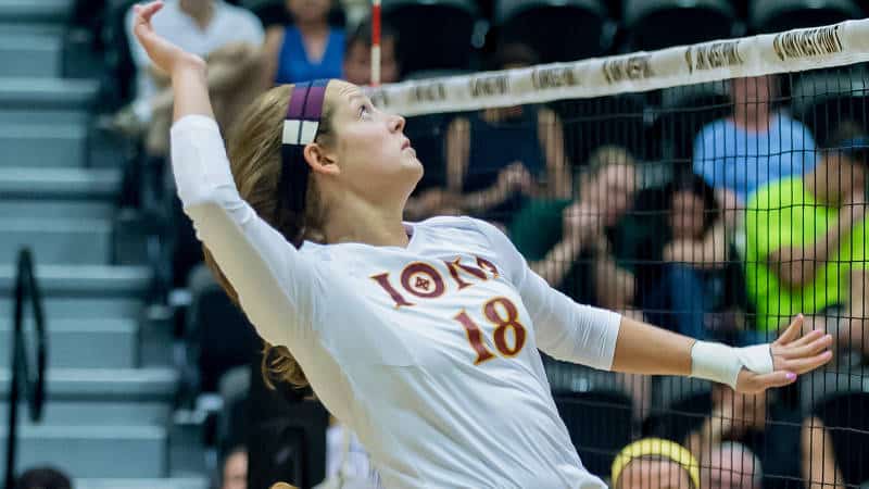 Iona Volleyball Takes Out MAAC Leading Rider In Four