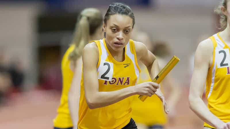 Marlene Delices competed at the 2015 ECAC Indoor Track and Field Championships at Boston University