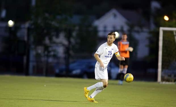 Men's Soccer Stays Unbeaten with 6-3 Triumph over Essex