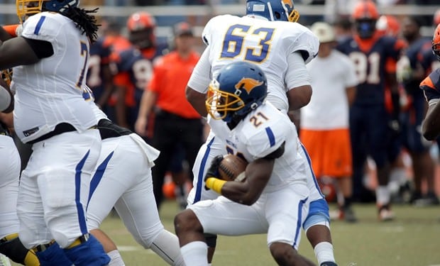 Monroe Football Falls to Lackawanna on Homecoming, 50-0