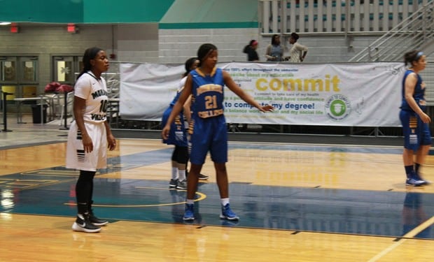 Samantha Hines Had a Double-Double in the Losing Effort
