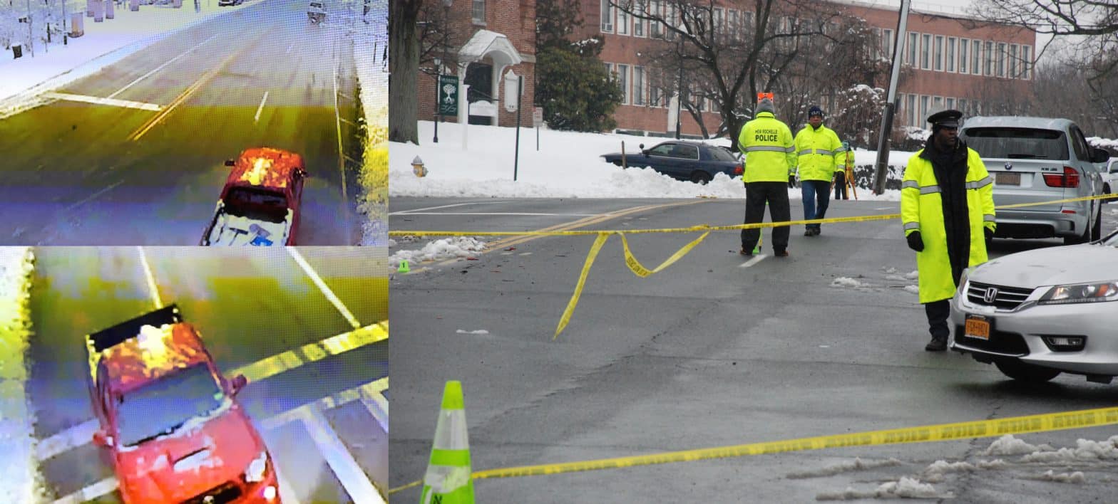 New Rochelle Police investigate serious car crash at North Avenue at Quaker Ridge Road