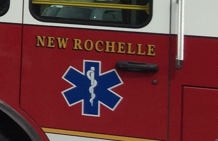 New Rochelle Fire Department PLAYs at Columbus School