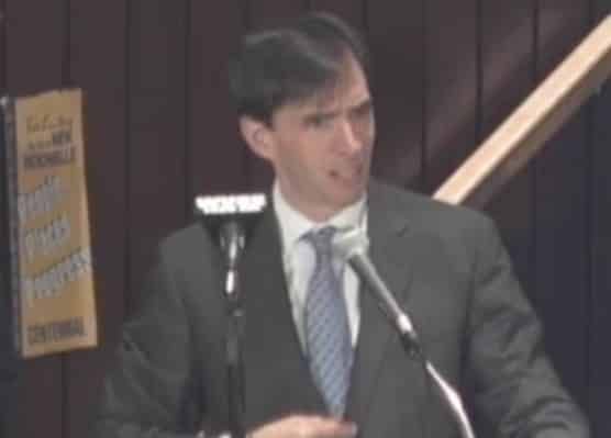 New Rochelle Mayor speaks at NRPD Promotion Ceremony in December