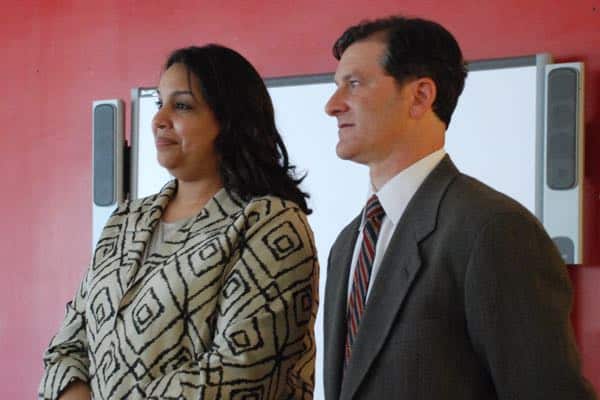 Then-Principal Sonya Nunez Introduces then-Assistant Principal Michael Galland at Columbus in June 2012