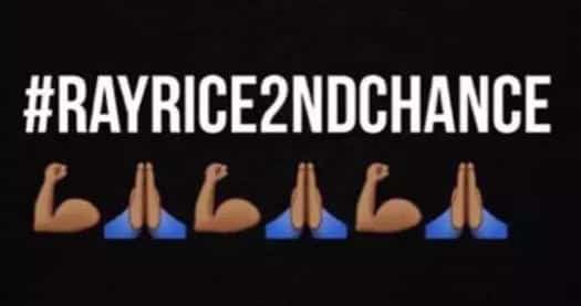 #RayRice2ndChance Image from Twitter