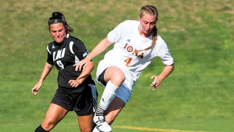 Rider Blanks Iona Women's Soccer, 2-0