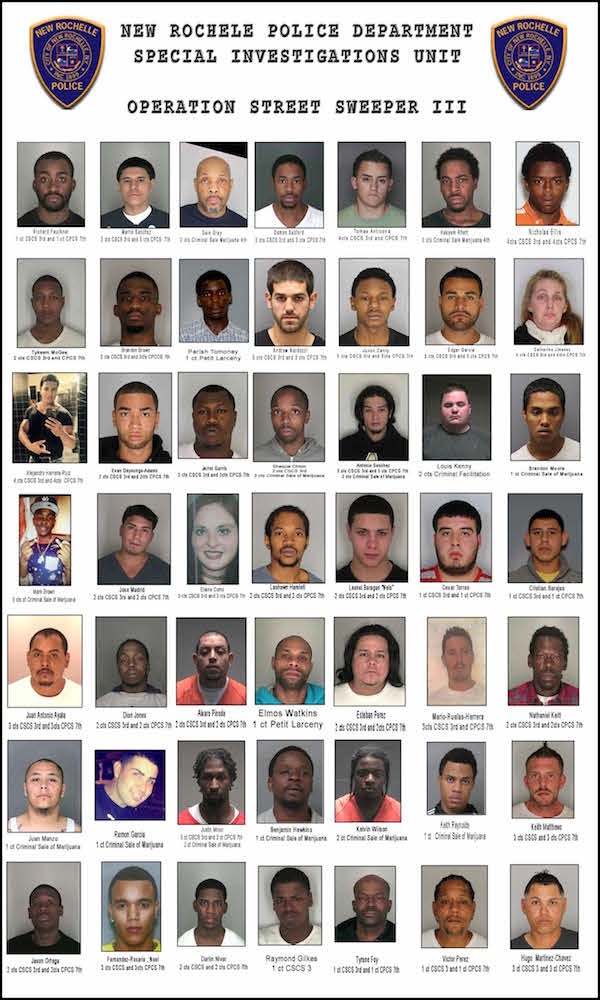 Operation Street Sweeper III Mugshots
