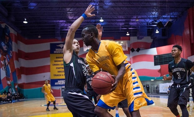 Tut Tip-In Lifts Mustangs to 63-61 Win Over Harford