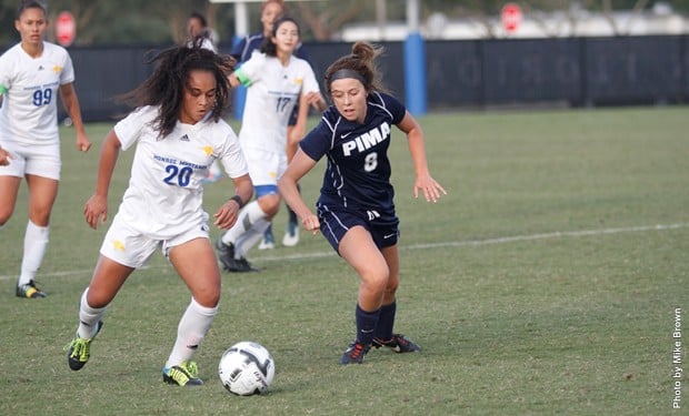 Women's Soccer Blanks Louisburg, 5-0