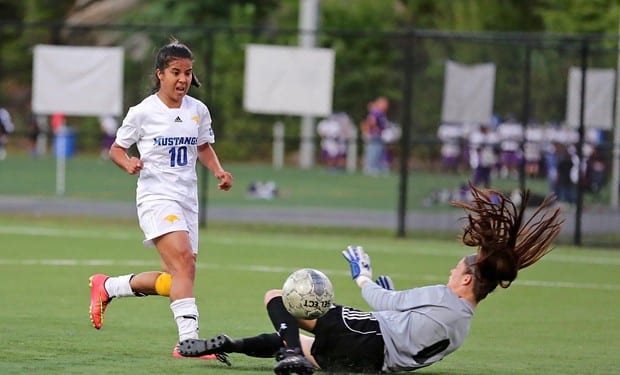 Women's Soccer Blanks Ocean County, 11-0