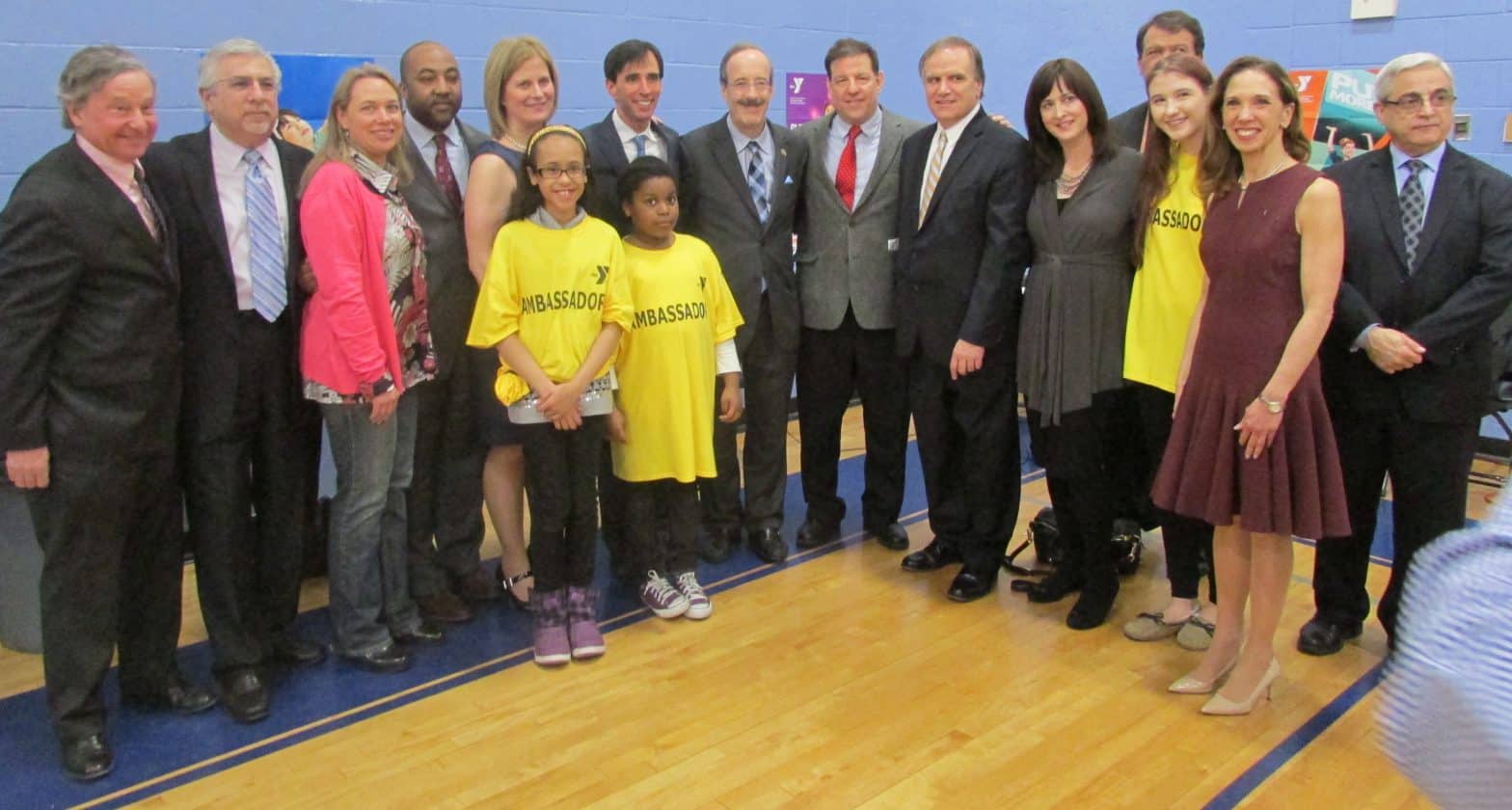 Congressman Eliot Engel lent his support to local officials supporting the New Rochelle YMCA