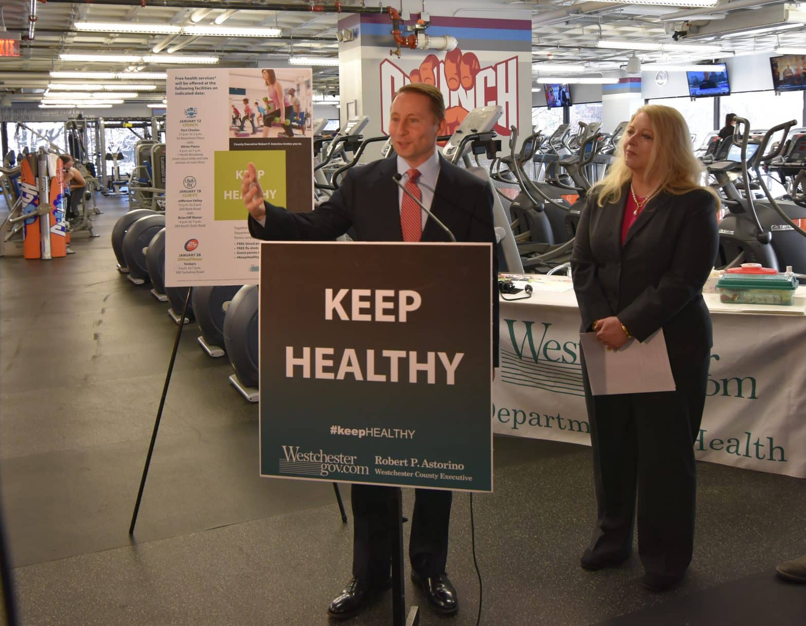 Astorino Launches Keep Healthy Campaign