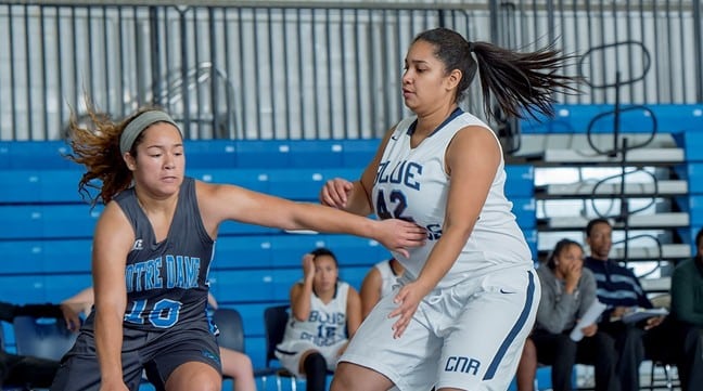 Pine Manor Pushes Past Women's Basketball