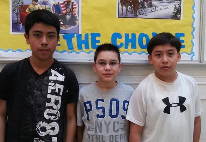 Derek Alvarado, Rafael Diloné and John Lindao.