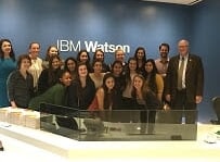 Ursuline Computer Scientists Visit IBM's Watson Global Headquarters in New York City