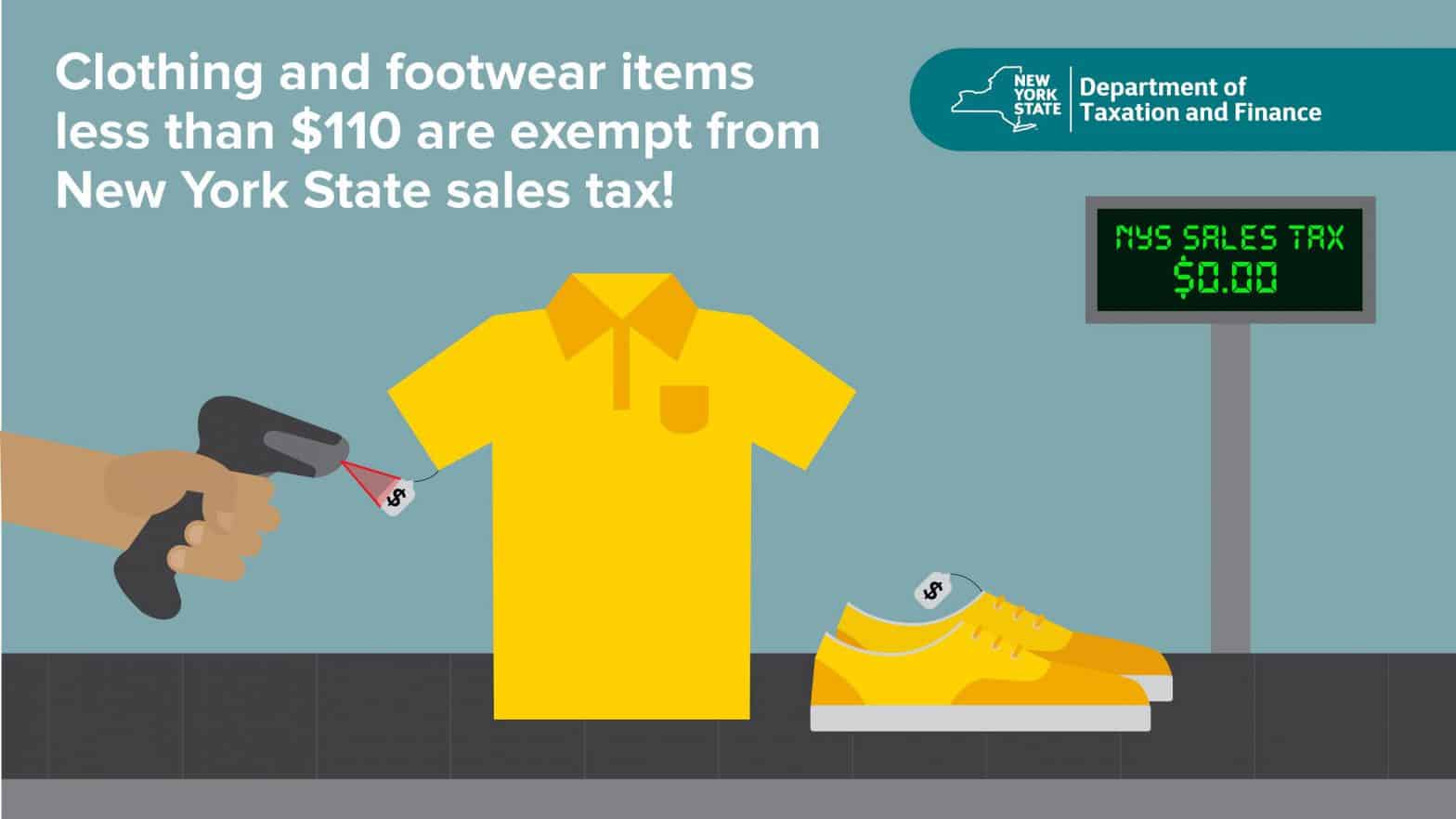 NYS Tax Department Reminds Parents and College Students of Sales Tax Exemption as Back to School Shopping Begins