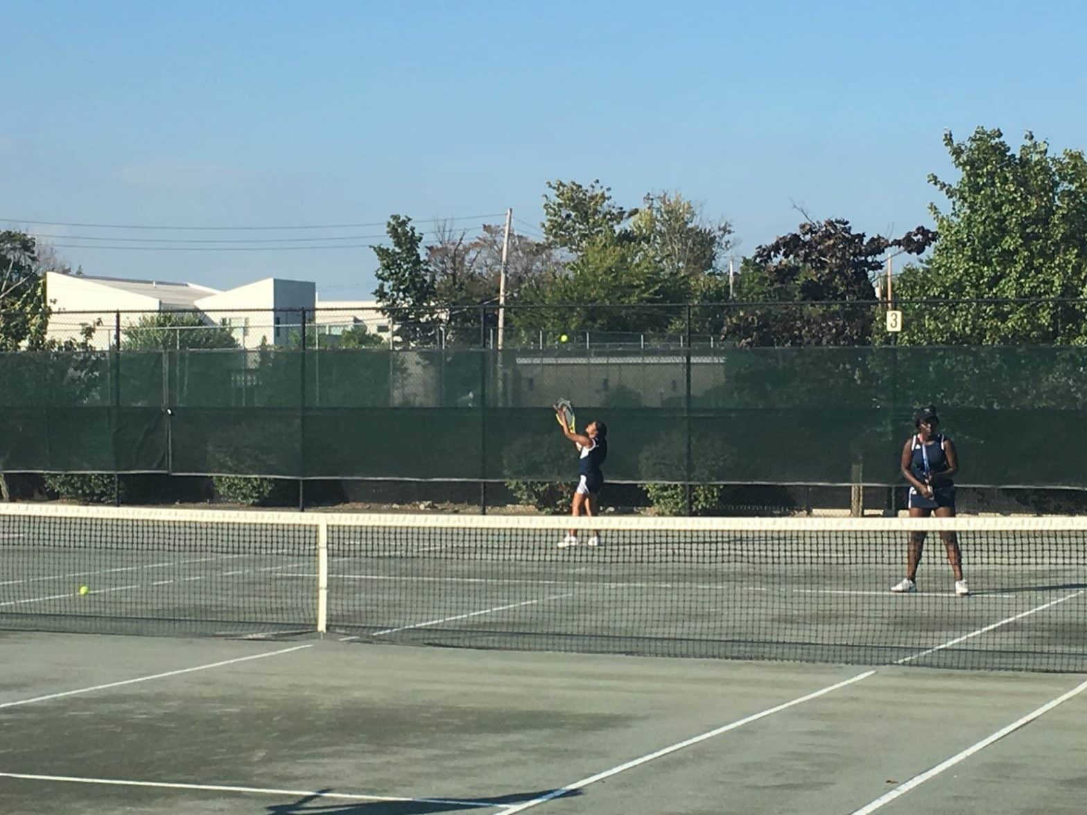 Lehman Sweeps Womens Tennis.JPG