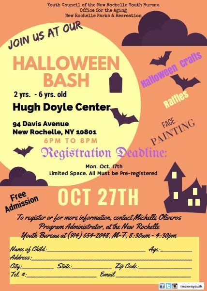 10/27 Halloween Bash 6 PM