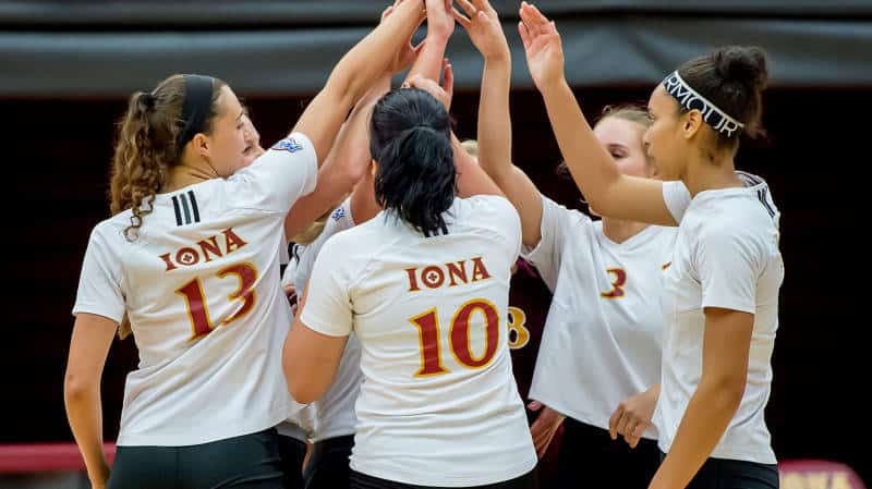 Iona Volleyball Falls In Five Sets At Canisius.jpg
