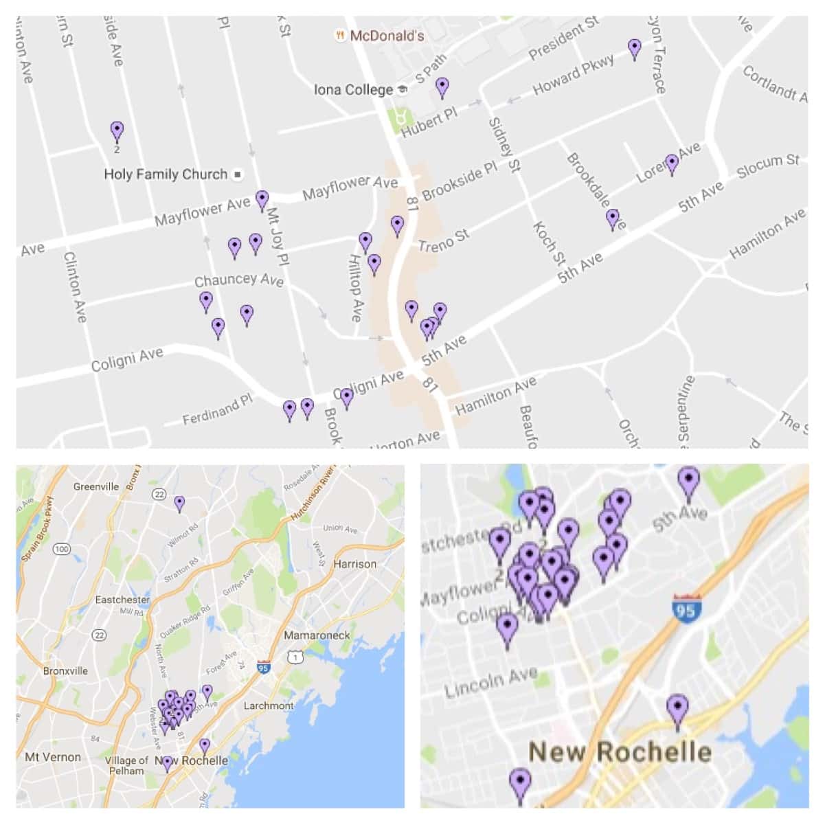 New Rochelle Student Housing Business Registration Property List and ...