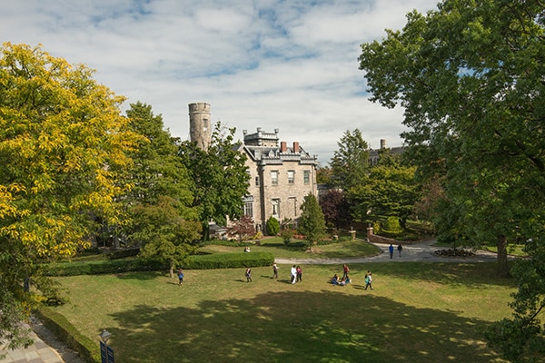 College of New Rochelle Main Campus Lawn