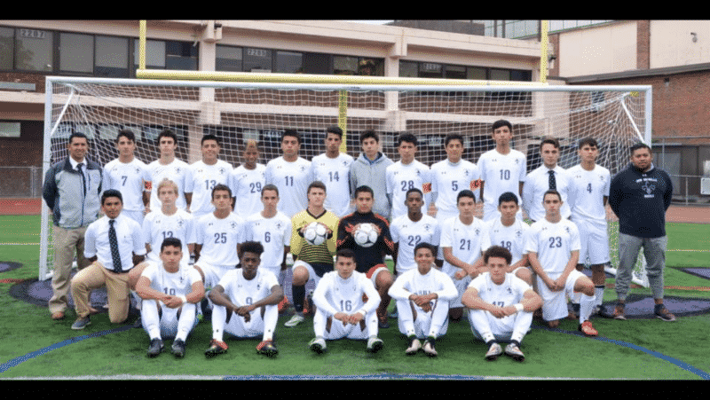 Boys' Varsity Soccer Team wins Section I championship