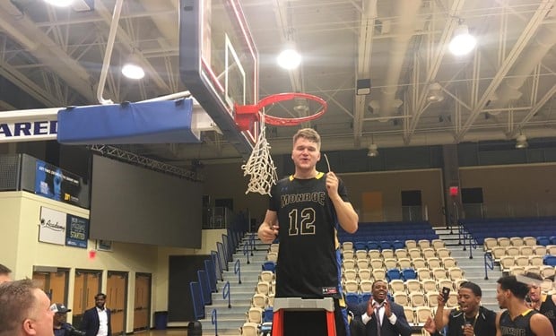 Monroe Men’s Basketball Earns National Tournament Appearance with 57-55 Win at Harford.jpg