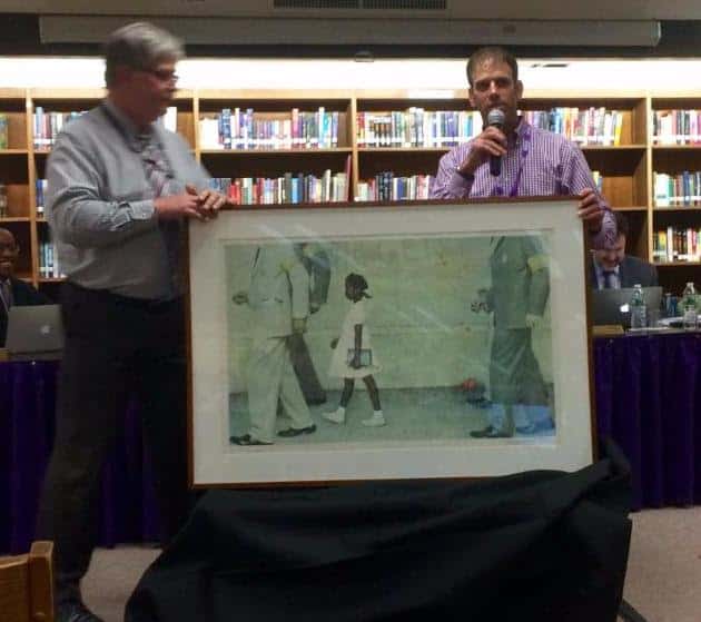 District Accepts Donation of Artwork Memorializing Racial Integration