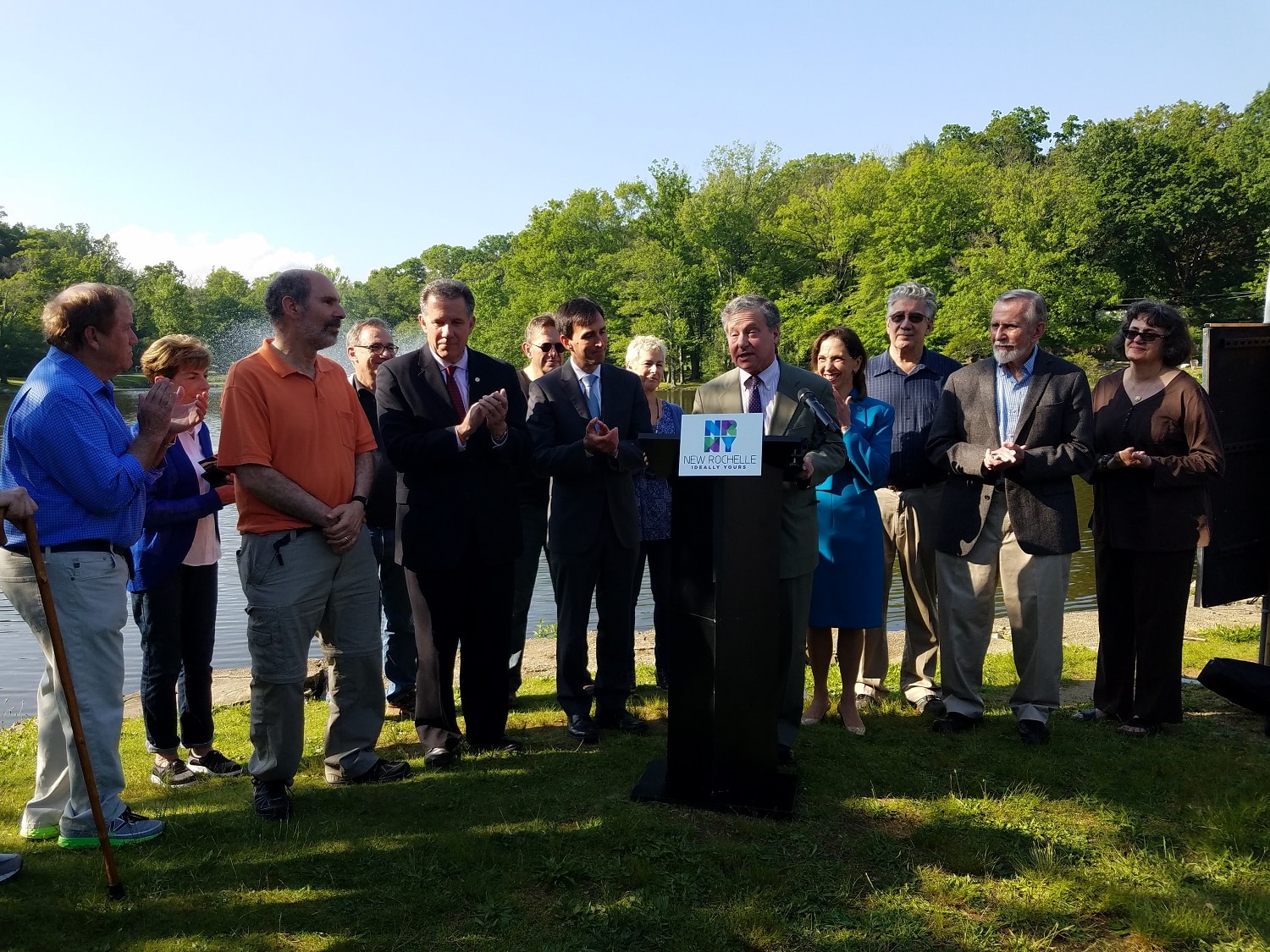 Assembly Members Paulin, Otis Announce $250K NYS Grant for Beechmont Lake