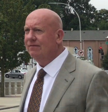 John Gallagher Leaves U.S Courthouse in White Plains, NY