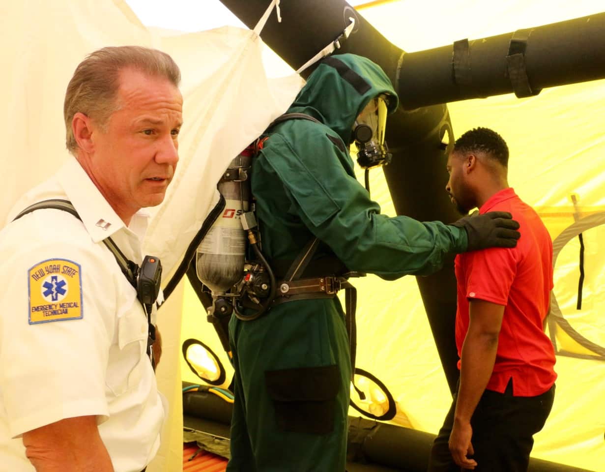 Containment of Mock Hazardous Chemical Spill Staged in New Rochelle