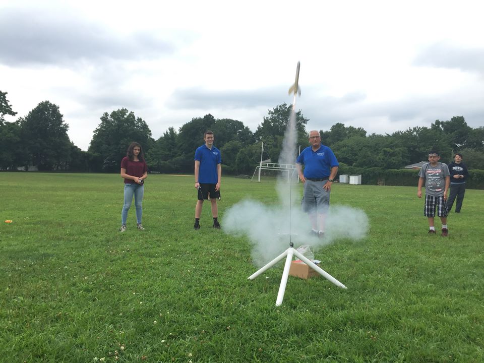 Students in the Young Engineers School Summer Math, Science and Engineering Academy Shot Off the Rockets