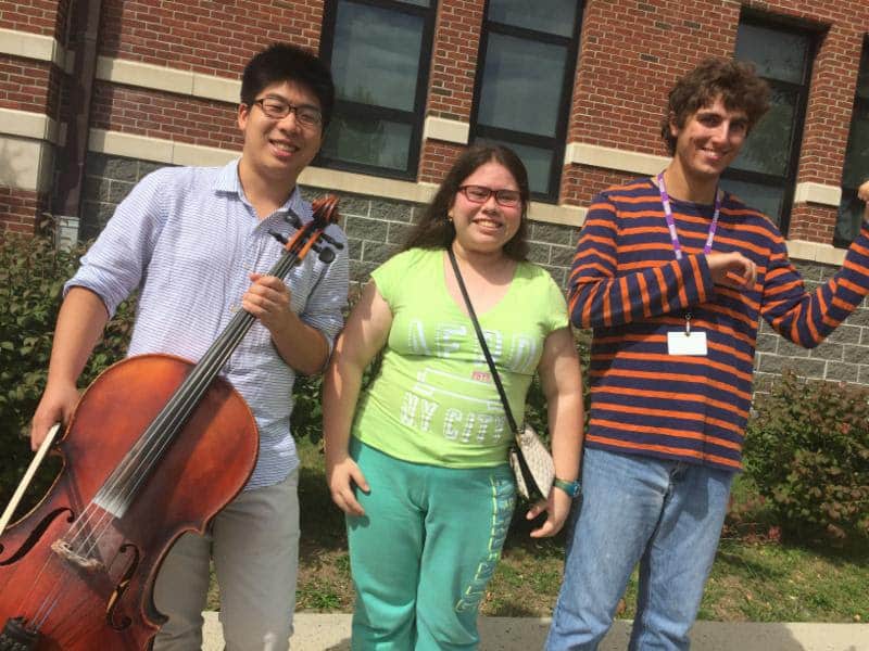 From left, Taz Kim, Annael Alvarez and David Rubertone
