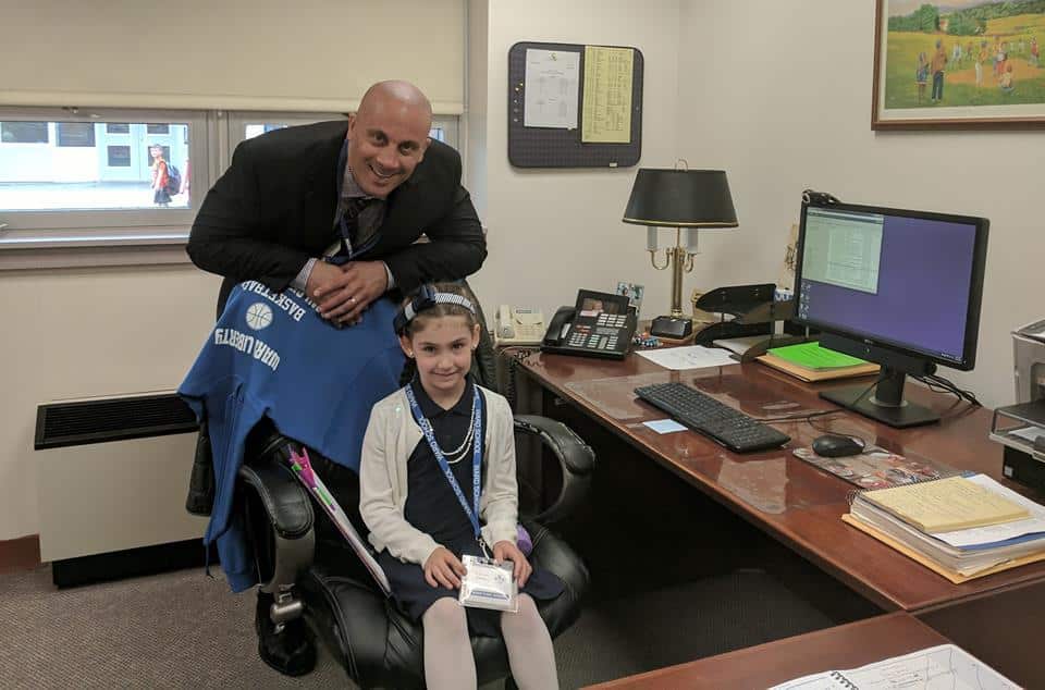 Lilia Hafid with Franco Miele (who is principal on all other days.)
