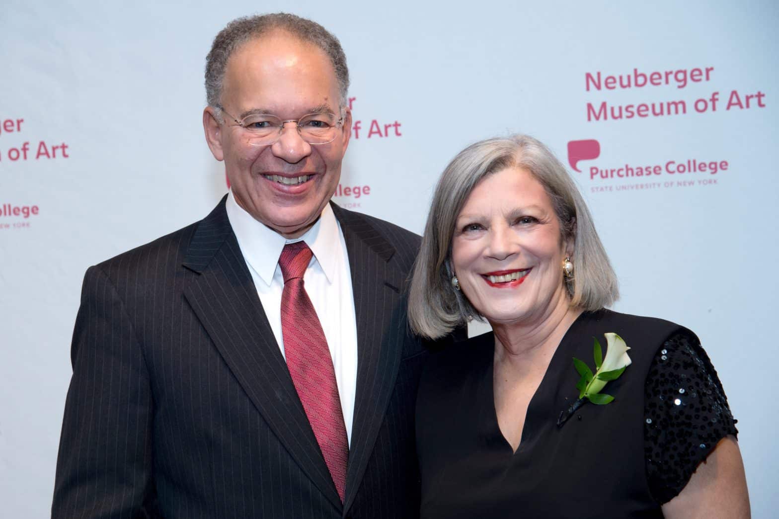 Hugh and Marilyn Price of New Rochelle, who will be honored at “Benefête 2017” at the Neuberger Museum of Art on Saturday evening, November 4, 2017.