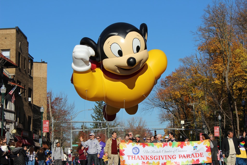 Mighty Mouse Returns with More Heroes for 54th Annual New Rochelle Thanksgiving Parade Photo Credit: Sara Caldwell