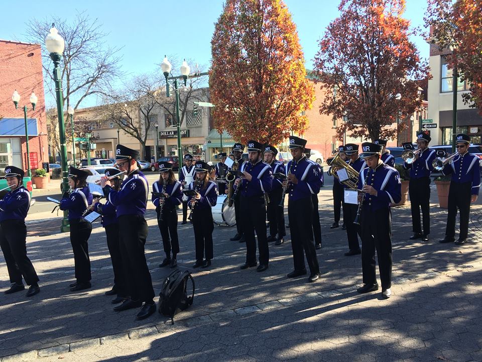 New Rochelle High School Symphonic Band Joined in the Veterans Day Ceremony