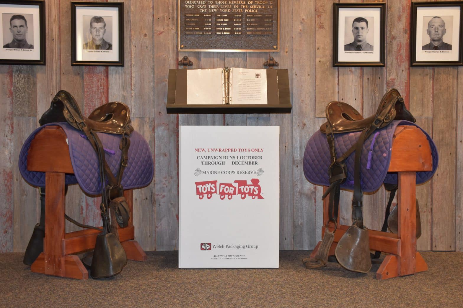 Troop K Headquarters - Troop K once again joining forces with the United States Marine Corps