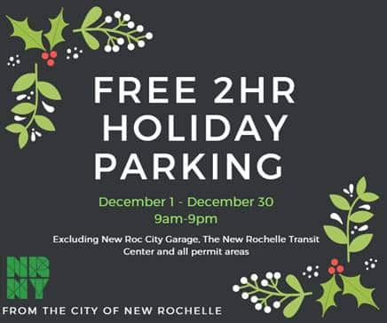 Free 2-Hour Holiday Parking through December 1-30