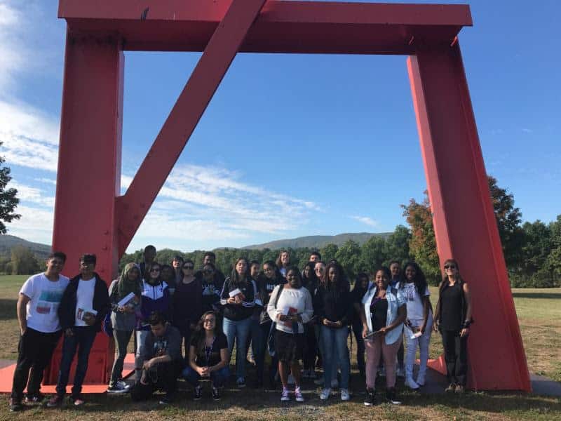 NRHS Visual Arts Sculpture students visit Storm King Arts Center