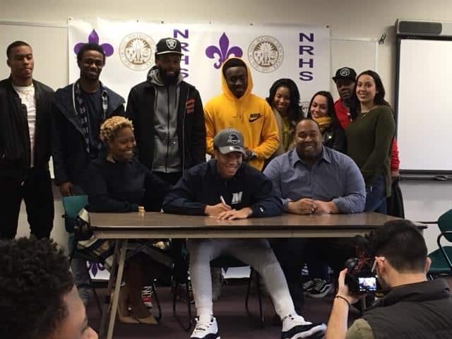 Congratulations to Romeo Holden signed his Letter of Intent this Week
