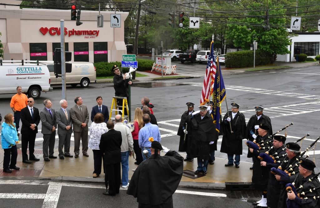 Nardozzi Place Named for P.O. Allen B. McLeod