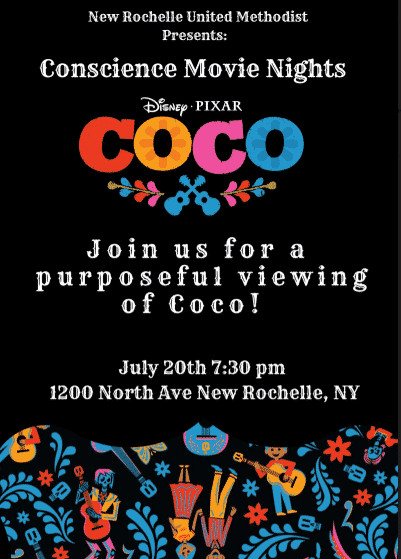 New Rochelle United Methodist Church presents Conscience Movie Nights